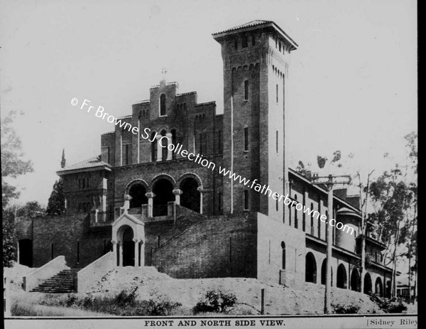 FRONT & N.SIDE VIEW OF CHURCH WHERE? NOT TAKEN BY FR.BROWNE